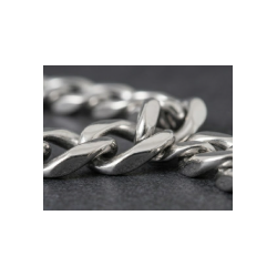 Cadena cubana plata